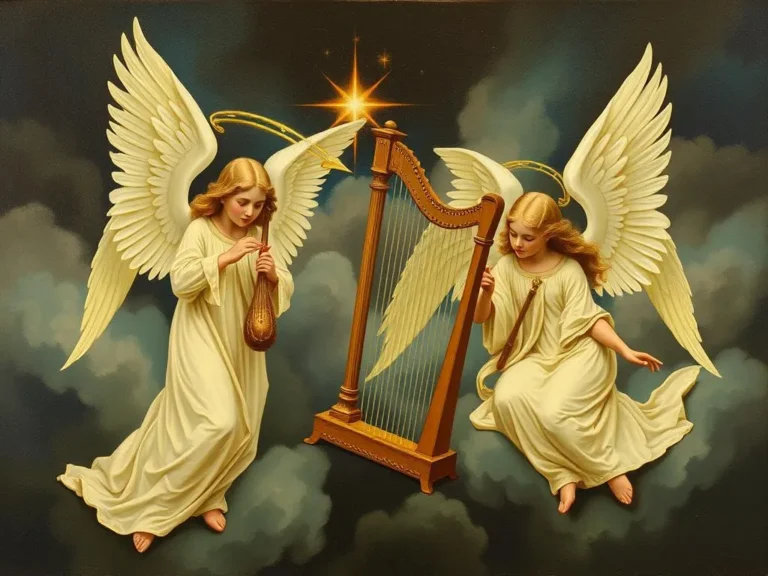 Dream About Angels with Harps Dream Meaning: Exploring the Spiritual Significance