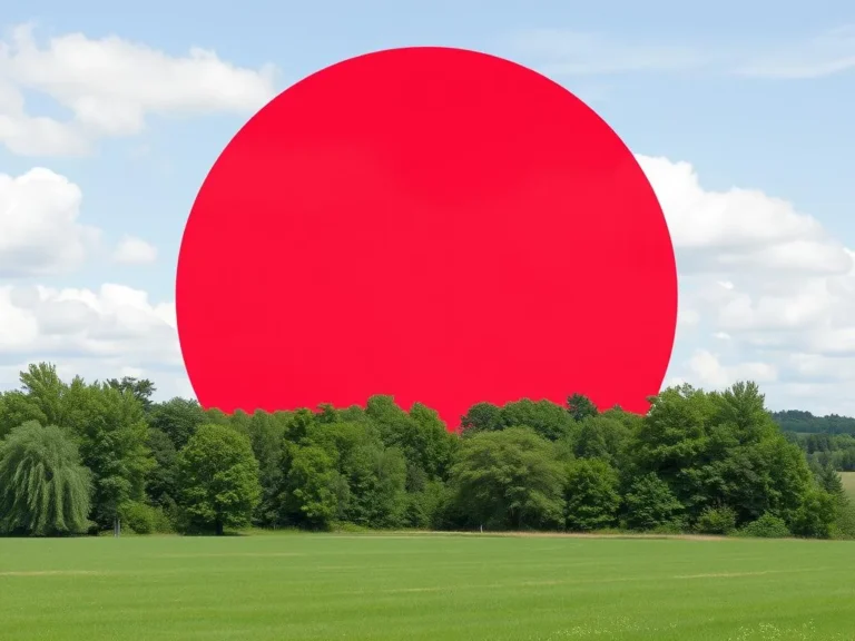 Dream About Big Red Circle Dream Meaning: Understanding Symbolism and Interpretation