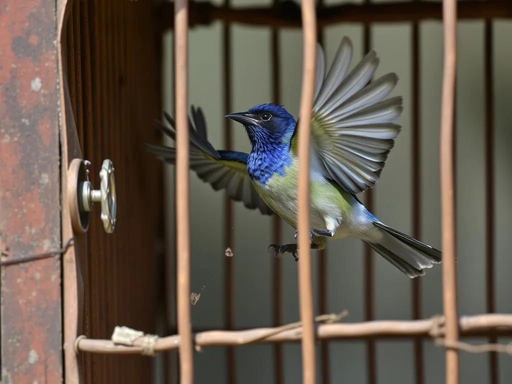 bird escaping from the cage dream meaning