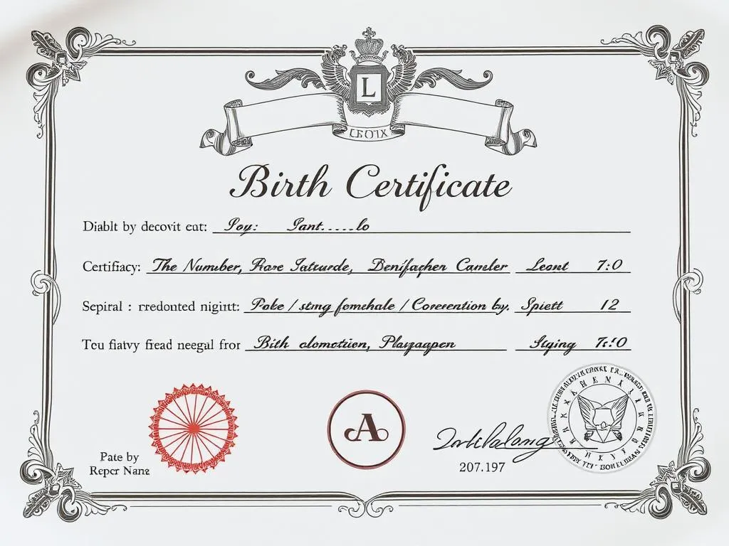 birth certificate dream meaning