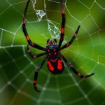 black and red spider dream meaning