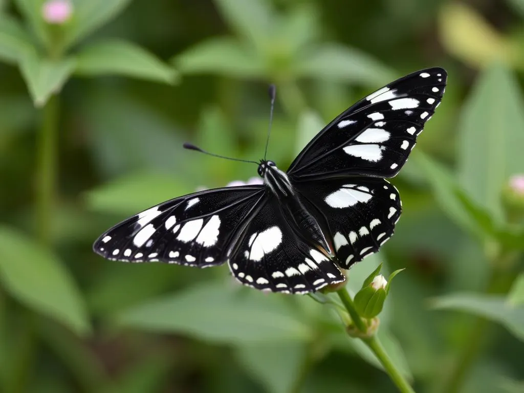 black and white butterfly dream meaning