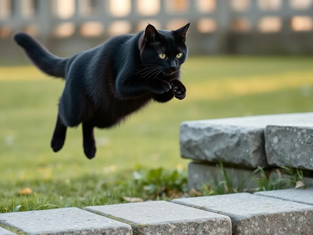 black cat jumping on you dream meaning