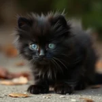 black fluffy kitten dream meaning