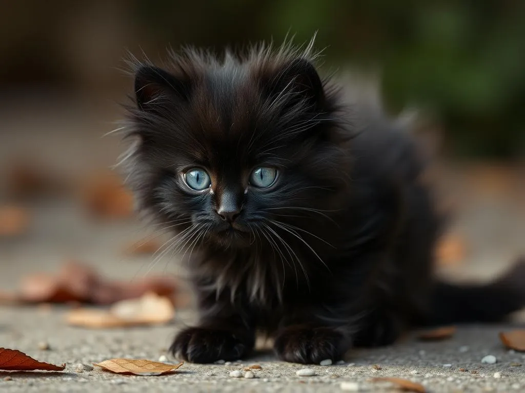 black fluffy kitten dream meaning