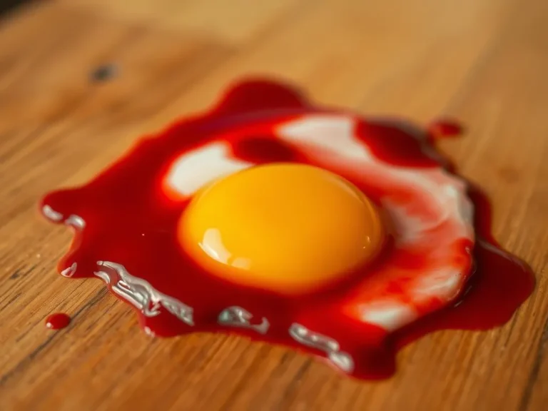 Dream About Blood and Egg Yolk Dream Meaning: Unraveling the Symbolism