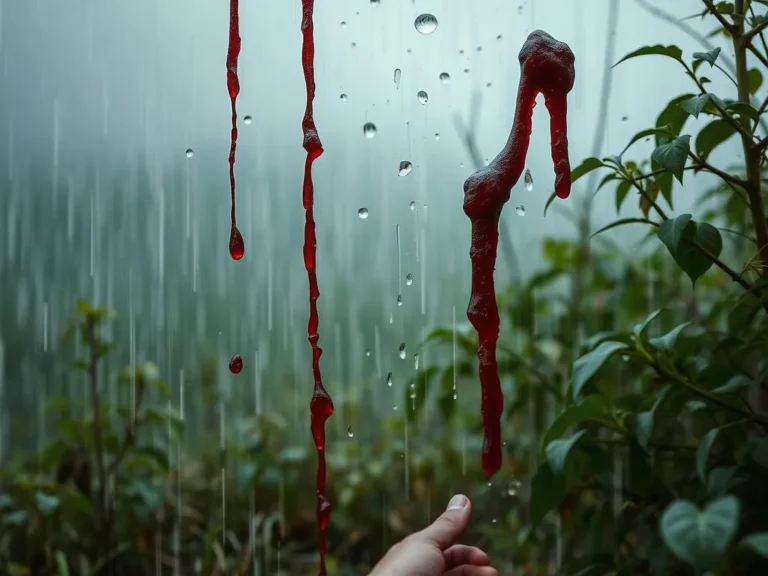 Dream About Blood Rain Dream Meaning: An In-Depth Interpretation