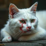 bloody white cat dream meaning