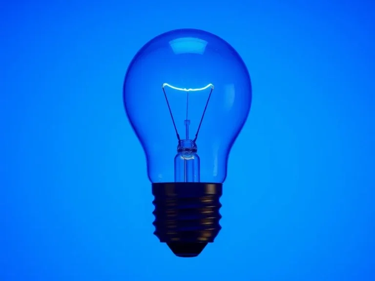 Dream About Blue Light Bulb Dream Meaning: Shedding Light on Your Subconscious