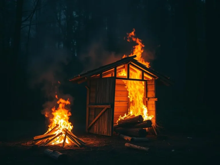 Dream About Burning Shed Dream Meaning: Unraveling the Symbolism