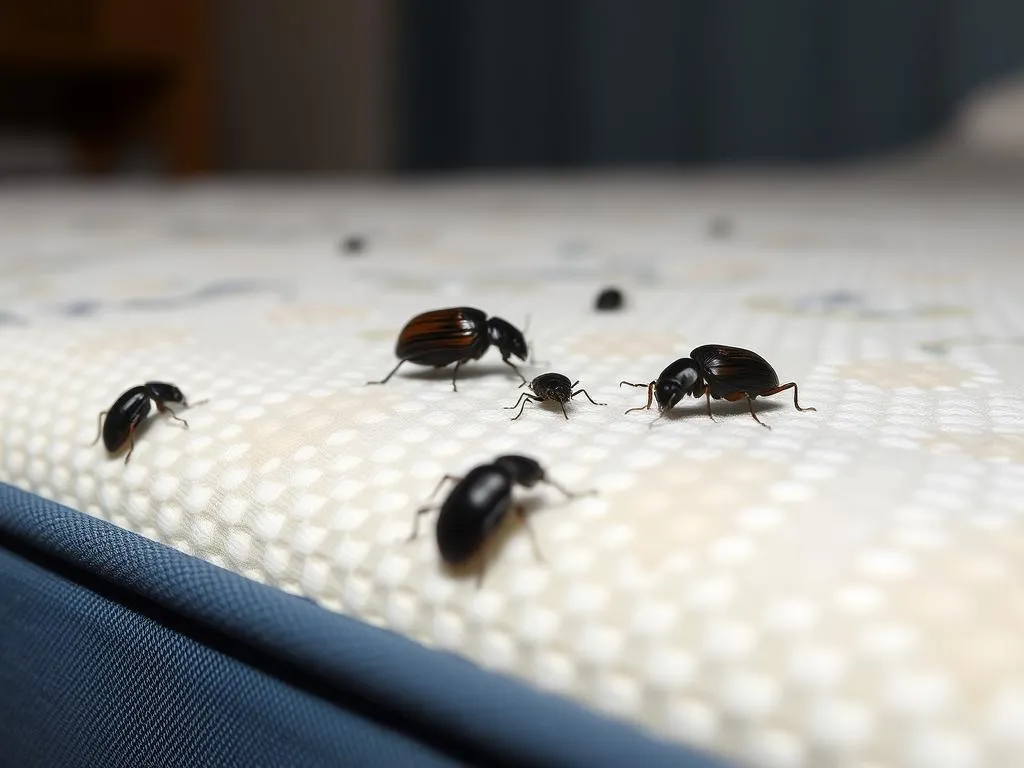 carpet beetles on the mattress dream meaning