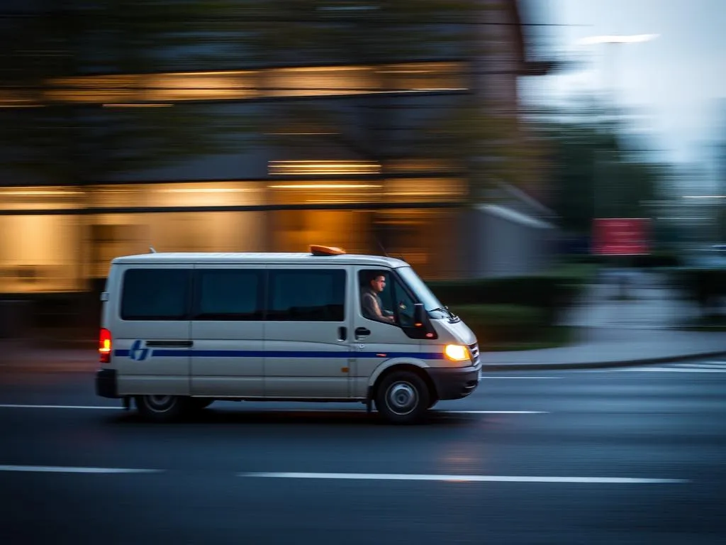 chased by a van dream meaning