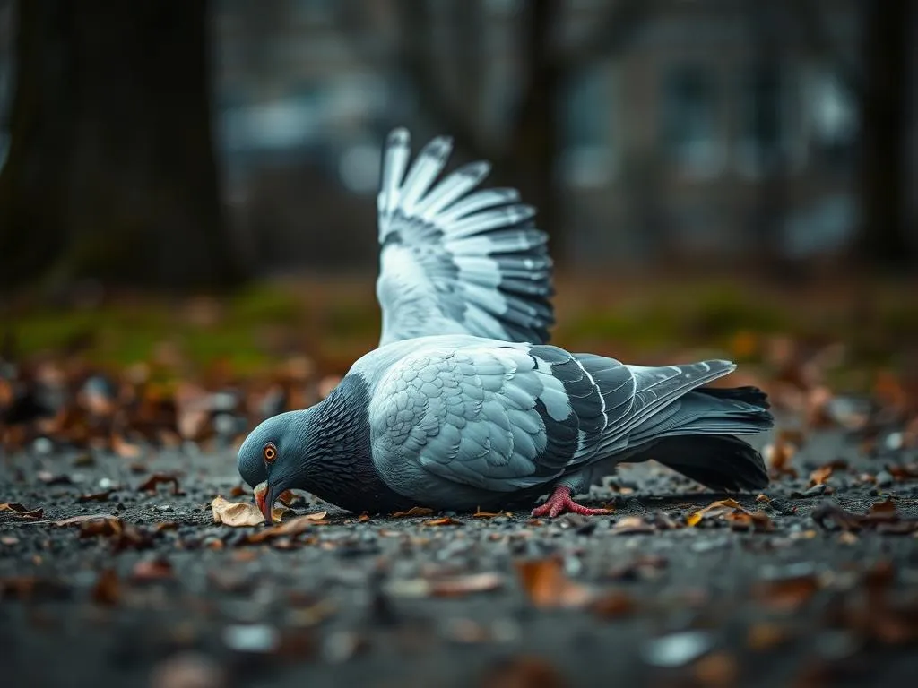 dead pigeon dream meaning