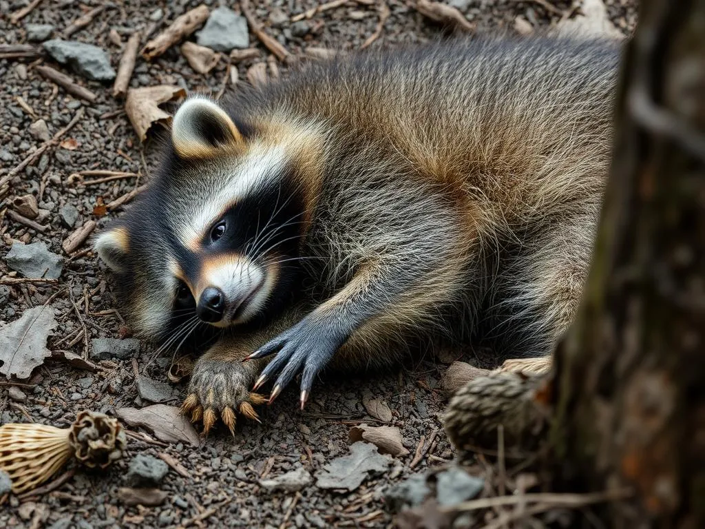 dead raccoon dream meaning