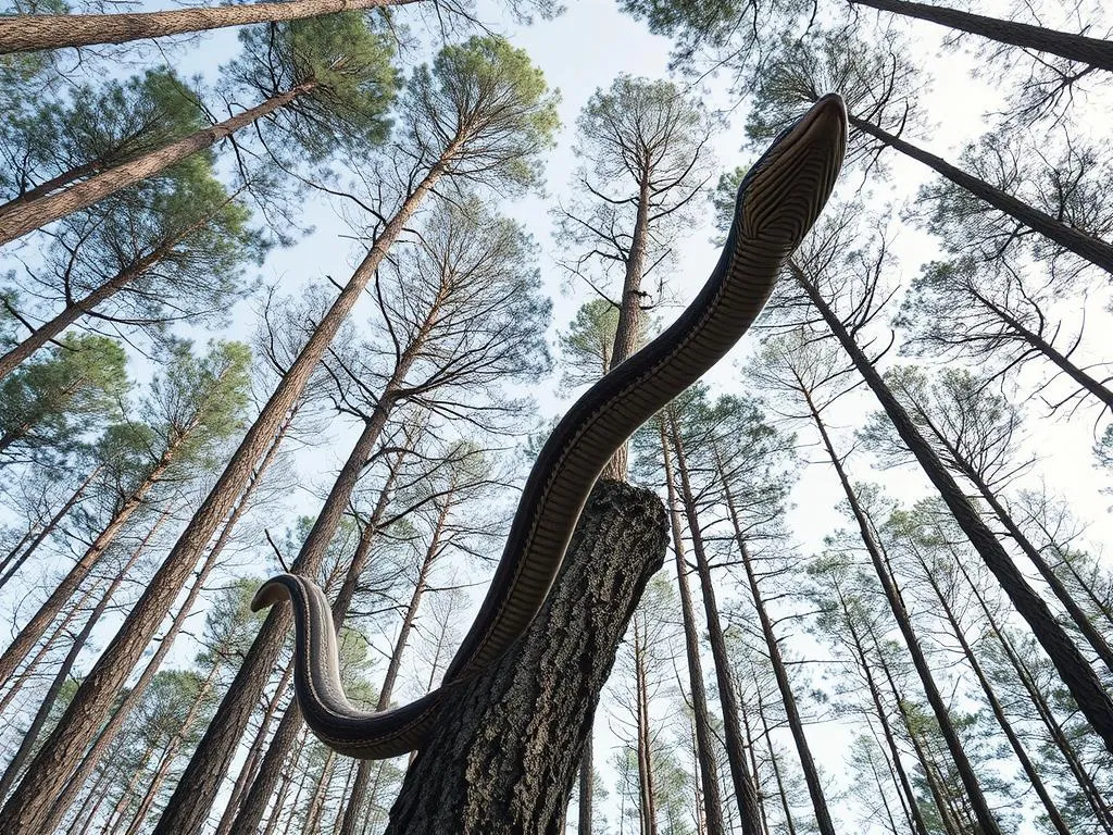 dead snake falling from tall trees dream meaning