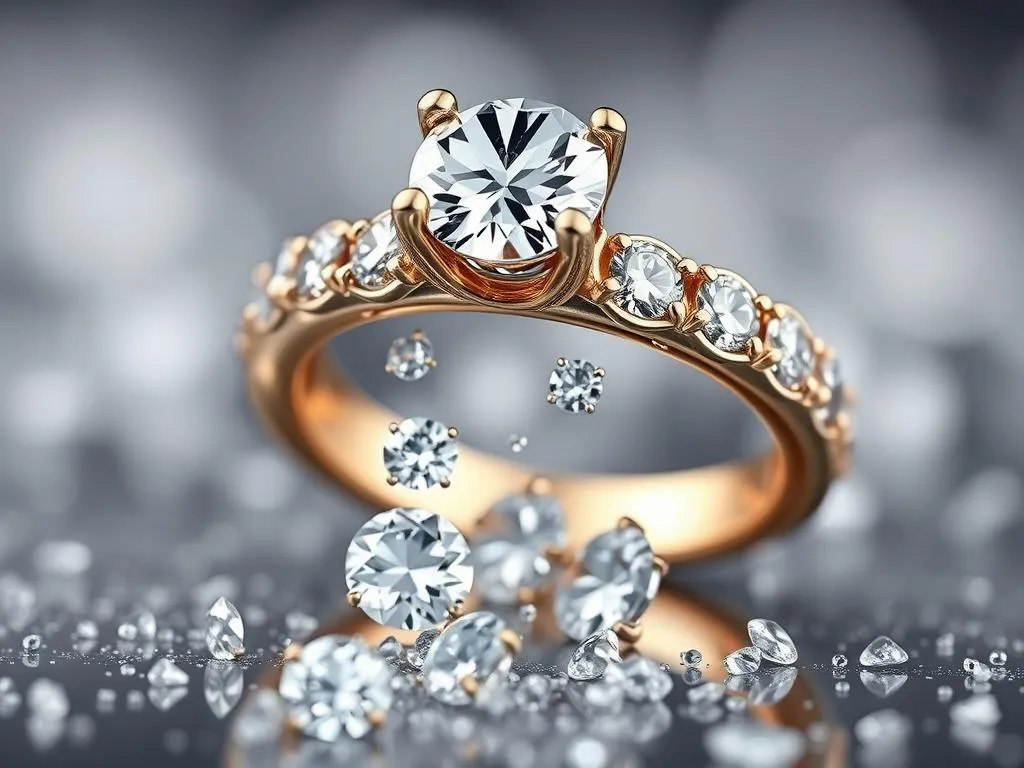 diamonds falling out the ring dream meaning