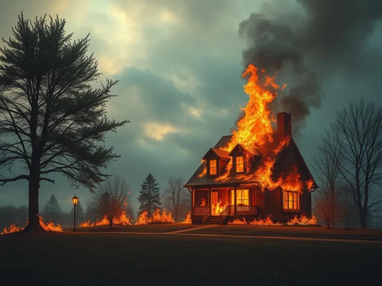 Dream About Dream of a House on Fire: Understanding the Symbolism and Interpretation