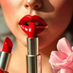 dream of red lipstick