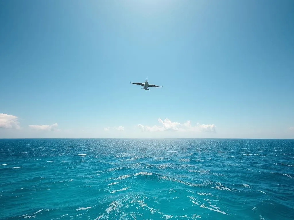 flying over the ocean dream meaning