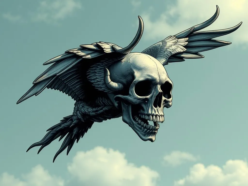 flying skull dream meaning