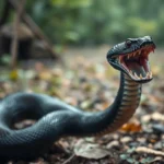 giant black snake dream meaning