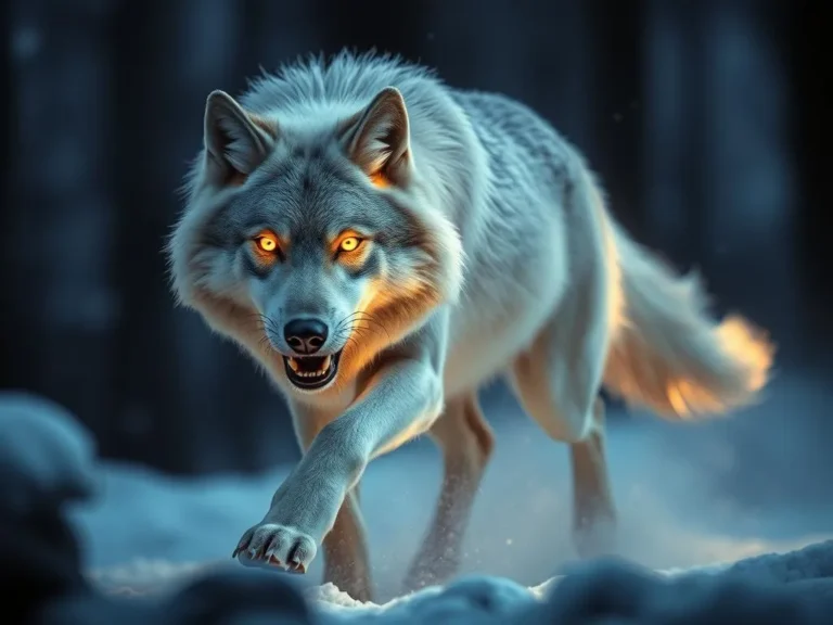 Dream About Glowing Wolf Eyes Running at You Dream Meaning: Understanding the Symbolism