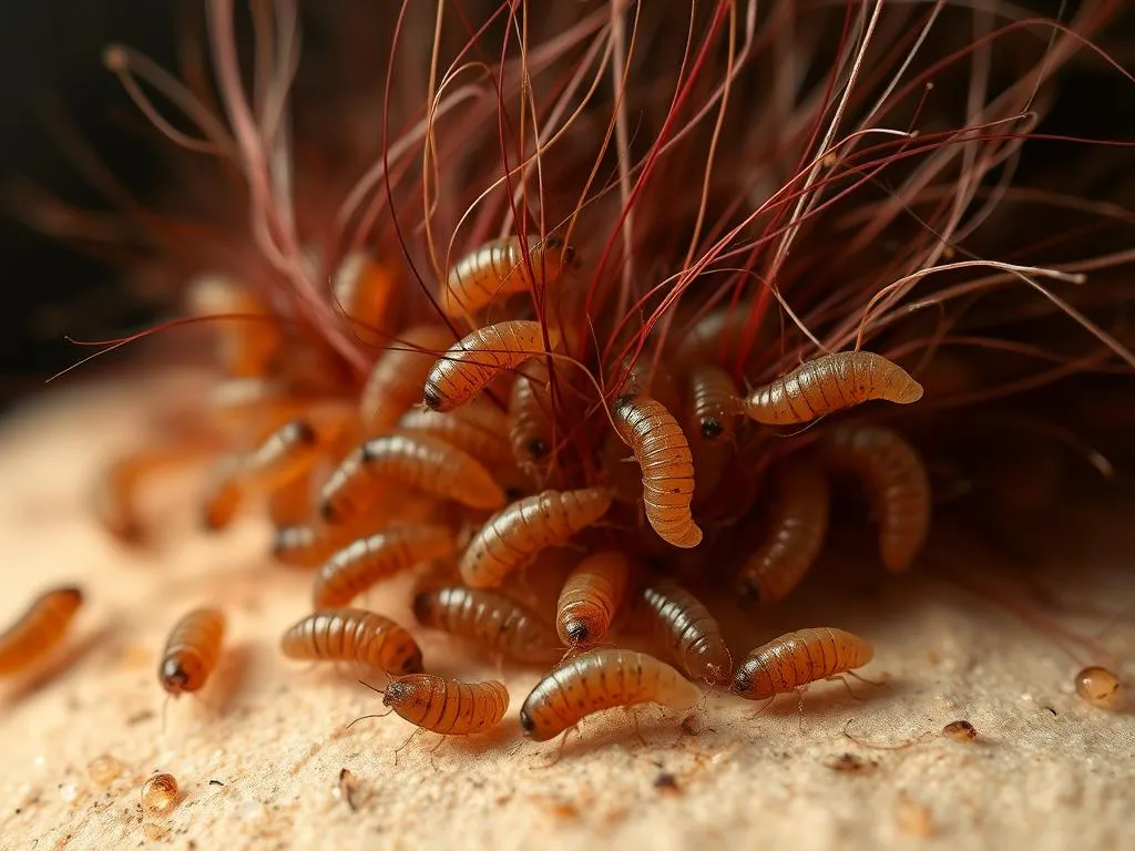 hair pulled out crawling maggots dream meaning