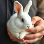 holding a white rabbit dream meaning