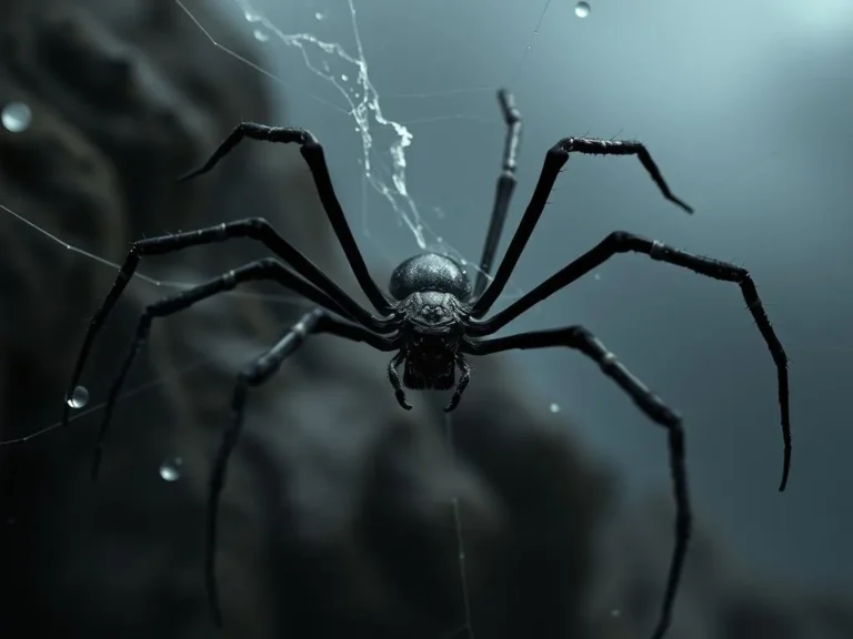 Dream About Huge Black Widow Spider Dream: Unraveling the Symbolism