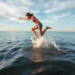 jumping into water dream meaning