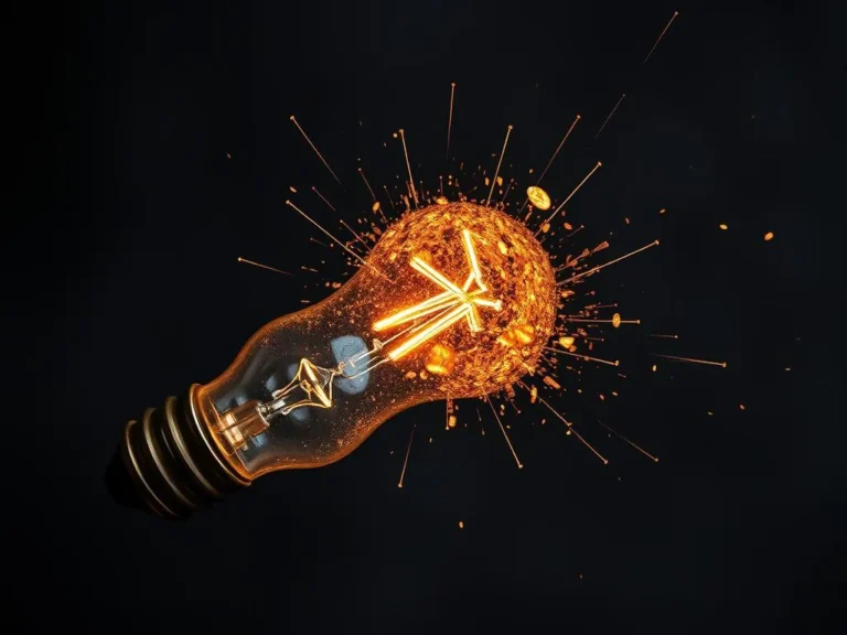 Dream About Light Bulb Exploding Dream Meaning: Illuminating Your Subconscious