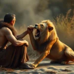 lion turning to man dream meaning