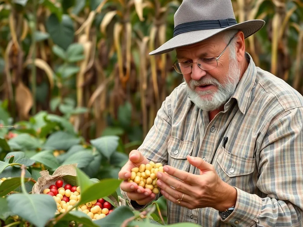 man picking beans dream meaning