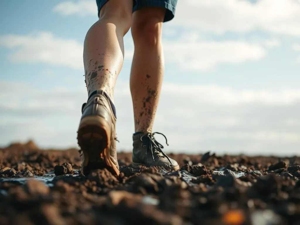 muddy feet dream meaning