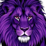 purple lion with black mane dream meaning